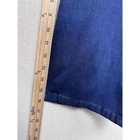 Bill Blass Jeans Women’s 14 Blue High Rise Bermuda Shorts Stretch Denim Cotton - Picture 10 of 12